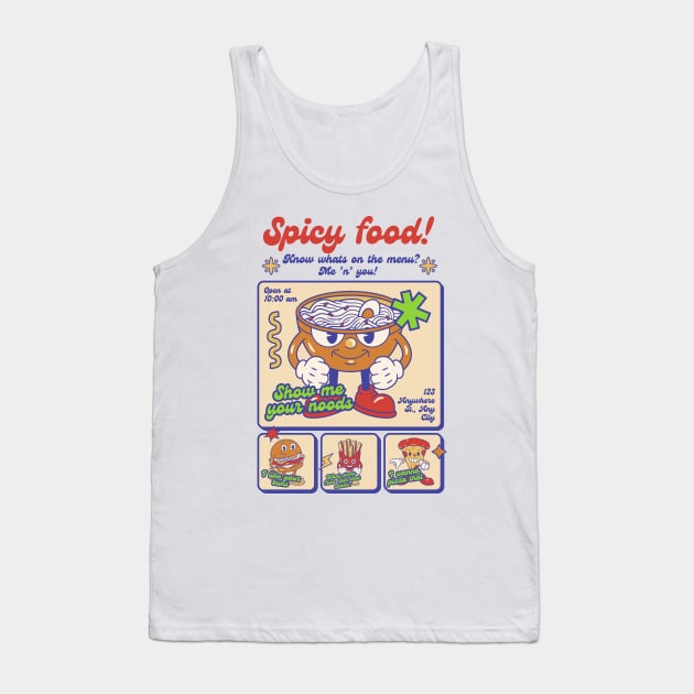 Spicy food Tank Top by onemoremask